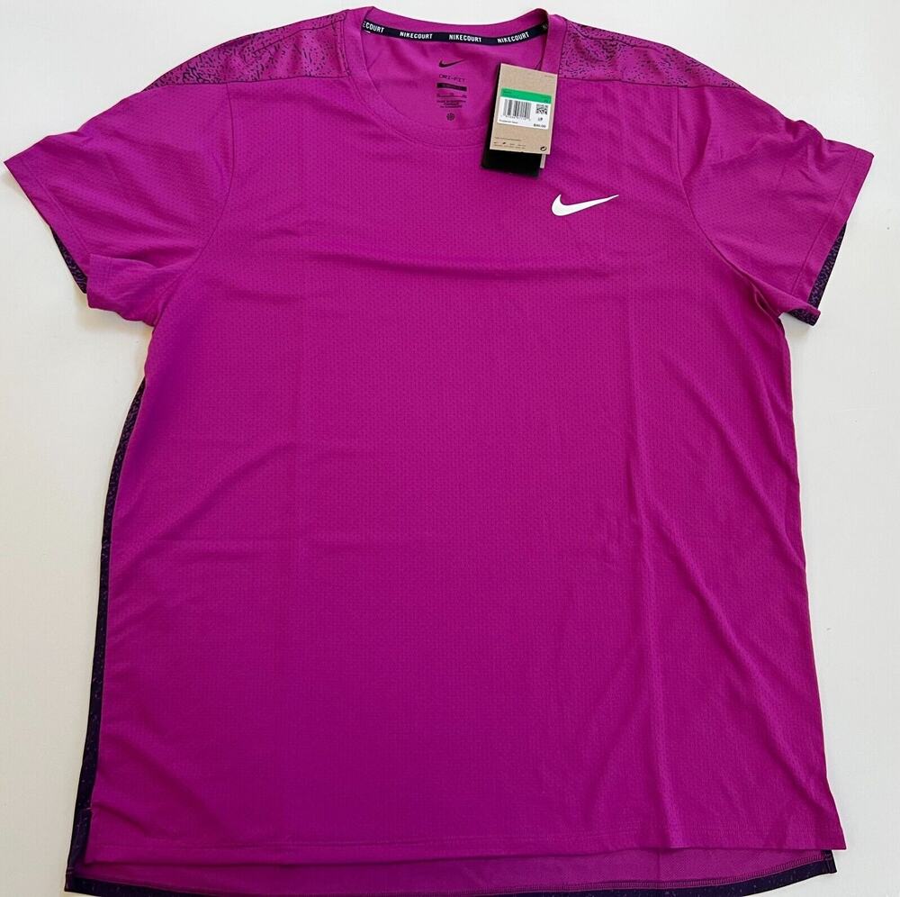 Nike Court Slim Fit Tennis T-Shirt FQ2018-518 Men's Size XL